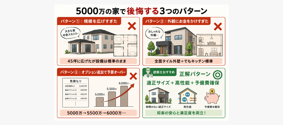 5000万の家で「設計」に後悔した人の共通パターン