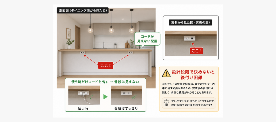 ①コンセントの配置