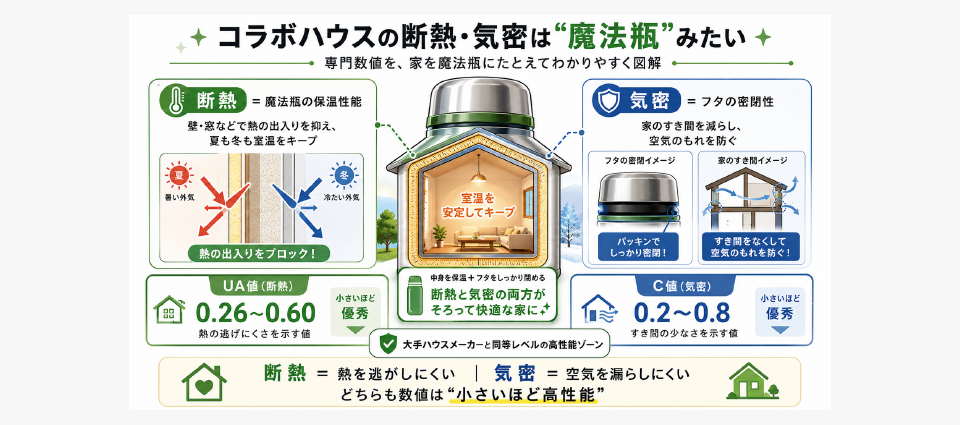 ③断熱・気密性能がやばい（高水準）