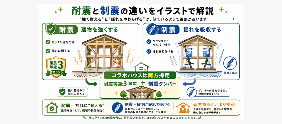 ④耐震等級3＋制震ダンパー