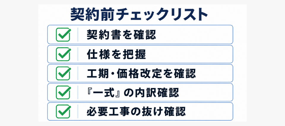注文住宅の見積もりトラブルを未然に防ぐ方法
