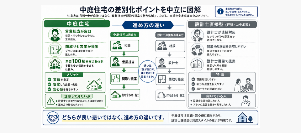 注意点①：営業担当が間取りを書くケースが多い