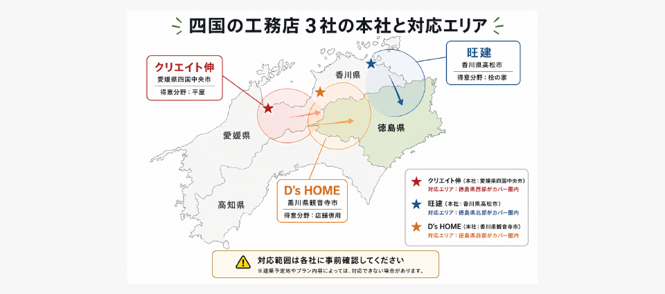 県外でも徳島で建てられるおしゃれな工務店3選