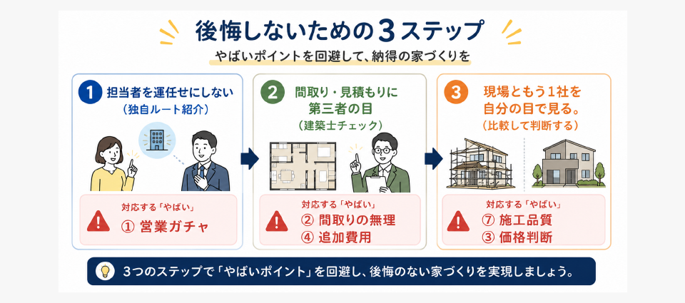 「やばい」を回避する3つの方法｜検証で終わらせない