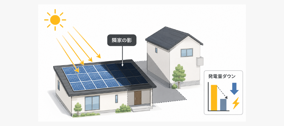 屋根一体型太陽光は「影」に注意