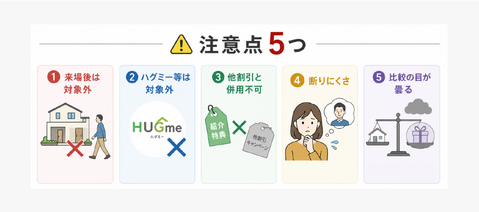 一条工務店の紹介制度のデメリットと注意点
